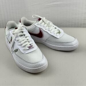 Nike Court Vision Low Premium Valentine’s White & Red Sneakers Women’s 10 EUR 42